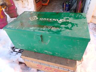 30in X 16in X 12in Greenlee Storage Box C/w Qty Of 4in Tie Down Straps