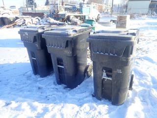 Qty Of (3) IPL Portable Garbage Cans