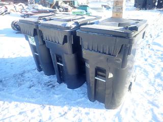 Qty Of (3) IPL Portable Garbage Cans