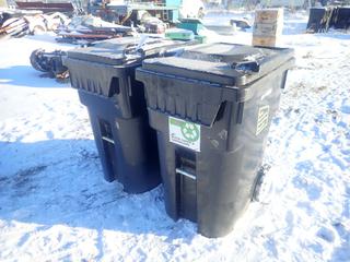 (2) IPL Portable Garbage Cans