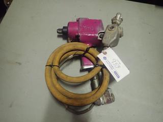 Ingersoll Rand Model 261 3/4in Pneumatic Impact C/w Hose And Inline Lubricator *Note: Working Condition Unknown*