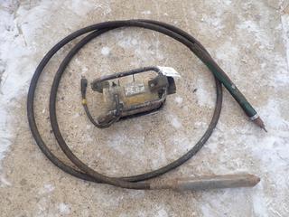 Oztec Model 1.80Z 115V Concrete Vibrator C/w Stinger. SN X475601