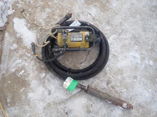 Oztec Model 1.80Z 115V Concrete Vibrator C/w 20ft Hose And 2in Stinger. SN X475615