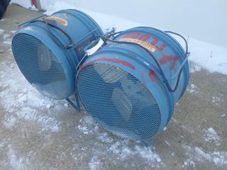 (2) Sureflame FN20 1/2hp 115V 20in Fans