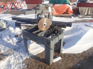 Rockwell Delta Model 14-RAS 3-Phase Swivel Table Saw. SN HR-3290 *Note: Running Condition Unknown*