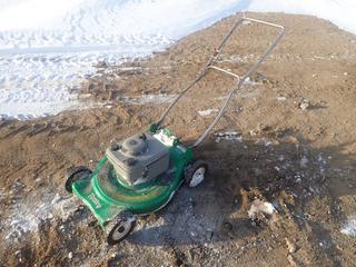 Rally Model B100DR Lawn Mower w/ Briggs & Stratton Motor. SN 017320 *Note: Running Condition Unknown*