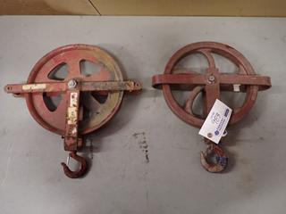 (2) Durabilt 1000lb Cap. Pulleys