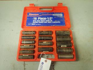 Westward 16-Piece 1/2in Dr Deep Impact Socket Set