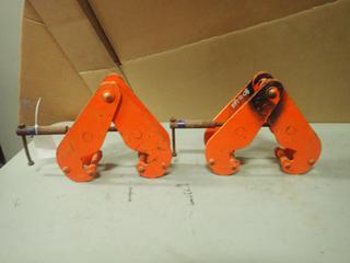 (2) 3-Ton Beam Clamps