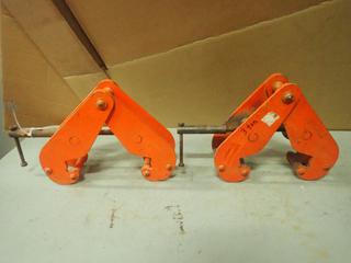 (2) 3-Ton Beam Clamps