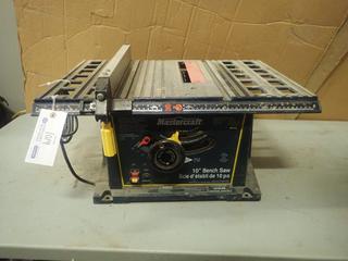 Mastercraft Model 55-6833-2 120V 10in Table Saw