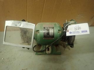 Crown Model HC-6502 110V 6in Bench Grinder. SN HC-1316