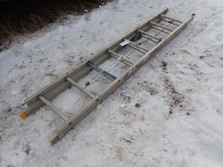 Featherlite 16ft Aluminum Extension Ladder