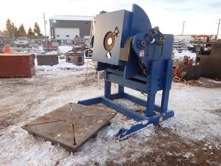 480V 3-Phase 6000lb Cap. Pipe Positioner C/w Remote And Flange Plate