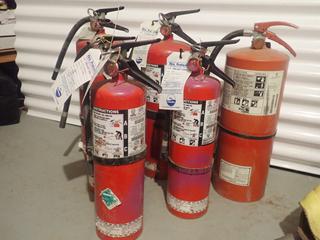 Qty Of Assorted Fire Extinguishers *Note: (1) Needs To Be Recharged*