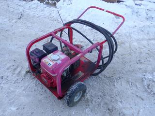 Pressure Washer C/w Honda 5.5 GX160 Motor, Hose And Wand