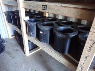 Qty Of Approx. (13) 10in Polyethylene Flange Reducers