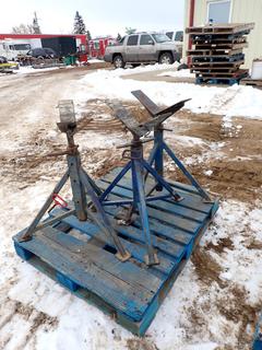 Qty Of (3) ABA 10,000lb Cap. Pipe Stands