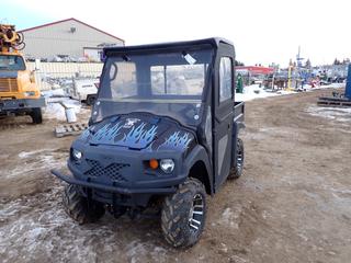 2009 XRT 950EX 4x4 Club Car C/w CAB,Briggs & Stratton Vanguard 14Hp V-Twin Gasoline, 25 X 9 Front Tires w/ 12in Rims And 25 X 11 Rear Tires w/ 12in Rims. Showing 495 Miles, 129.5 hrs. SN KZ0919-020598