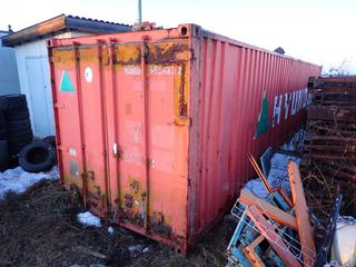 1984 40ft Storage Container. SN HDMU4024912 *Note: Contents Not Included, Has Door Closing Issue, Buyer Responsible For Loadout, Item Cannot Be Removed Until Wednesday December 15th Unless Mutually Agreed Upon*