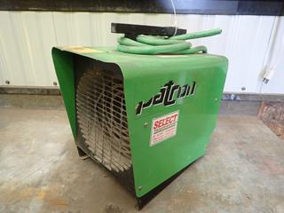Patron Model P-3000 60hz 240V Single Phase 3000W Portable Commercial/Industrial Air Heater. SN 493409-1391