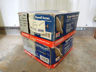 (2) Boxes Of Grabber 6 X 1 1/4in Scavenger Head Drywall Screws *Unused*