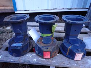 Qty Of (3) Iron Man Grove Gear Speed Reducers w/ 5 Ratio. SN TXM2-5.000-140TC-140TC