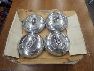 Qty Of (4) Ford 6-Bolt Hub Caps 