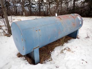 10ft X 3ft X 3ft Westeel 440Gal Fuel Tank. SN 75431 *Note: Plug Missing For Tank, Located Offsite, Loadout By Appointment Only*