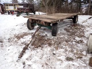 16ft X 7ft Farm Wagon C/w 6ft Pintle Hitch And 12.5L-15 Tires *Note: Located Offsite*