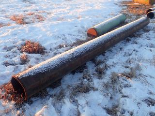 (1) 17ft X 12in X 3/8in Pipe C/w (1) 8ft X 12ft X 3/8in Pipe *Note: *Note: Located Offsite, Loadout By Appointment Only*