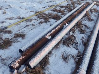 (2) Approx. 21ft X 6in X 3/8in Pipe C/w (1) Approx. 18ft X 6in X 3/8in Pipe *Note: *Note: Located Offsite, Loadout By Appointment Only*