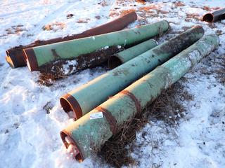 (2) Approx. 12ft X 12in X 1/4in And (1) Approx. 46in X 12in X 1/4in Steel Pipe And (2) Approx. 12ft X 12in X 1/4in Steep Pipe w/ 1/4in Bend *Note: *Note: Located Offsite, Loadout By Appointment Only*