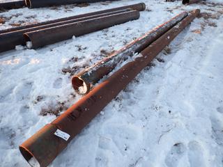 (1) Approx. 20ft X 8in X 3/8in And (1) Approx. 27ft X 8in X 3/8in Steel Pipe *Note: *Note: Located Offsite, Loadout By Appointment Only*