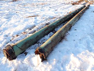 (1) Approx. 40ft X 12in X 1/4in Steel Pipe And (1) Approx. 38ft X 12in X 1/4in Steel Pipe *Note: *Note: Located Offsite, Loadout By Appointment Only*