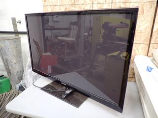 2011 Samsung Model PN51D550C1F 55in Plasma Display 3D TV C/w Remote. SN Z3DJ3CQBB01152M *Note: Working Condition Unknown*