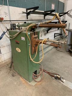 Weld-O-Matic AS 220V 60Hz Spot Welder c/w Air Assisted Foot Pedal, S/N 2096.