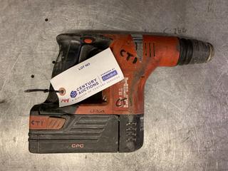 Hilti TE6-A Rotary Hammer c/w 36V Battery, No Charger.