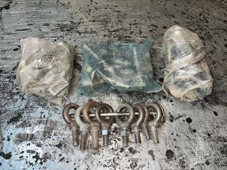 Quantity of Assorted Eye Bolts, Beam Clamps, Anchor Bolts, Etc.