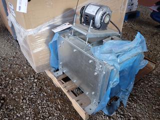 Loren Cook 60SQN-B 115V 60Hz Single Phase Centrifugal Inline Fan.