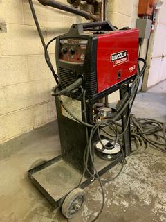 Lincoln Electric K2658-12 120V 20A Mig/Flux-Cored Feed Welder, c/w Cart.
