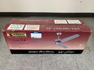 Kendal 54, 54" Reversible 3-Speed Ceiling Fan.