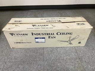 CanArm CP48 White Finish Industrial Ceiling Fan.