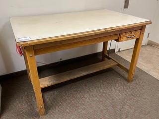 Drafting Table, 5'x 3'x 37.25".