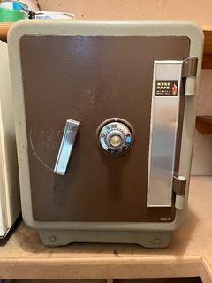 John D. Brush Fire Resistant Safe, 17.25"x 23.5"x 23.5", Combination Included.