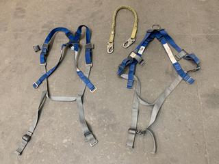 (2) Fall Protection Harnesses & (1) Lanyard.