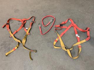 (2) Fall Protection Harnesses & (1) Lanyard.