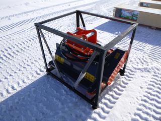 Unused TMG Hydraulic Excavator Brush Flail Motor Model TMG-EFM32, S/N 315EFM32206