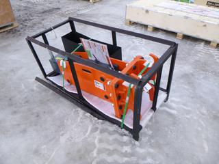 Unused TMG 4 to 7 Ton Hydraulic Breaker, Model TMG-HB70Q, C/w 68 mm Chisel, (1) Nitrogen Charge Kit, (1) Service Tool Kit, (2) Hydraulic Hoses, S/N 3234210819 *PL328*