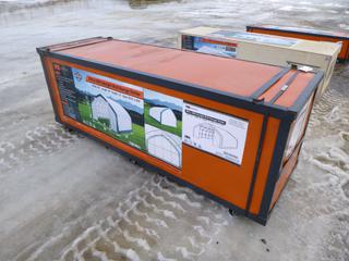 Unused TMG Straight Wall Storage Shelter, Model TMG-ST2030, 30 Ft. x 20 Ft. x 12 Ft.